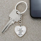 Be There For You Heart Keychain - From Mom