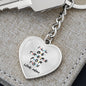 Be There For You Heart Keychain - From Mom