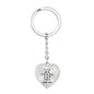 Be There For You Heart Keychain - From Mom