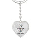 Be There For You Heart Keychain - From Mom