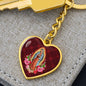 Our Lady Of Guadalupe - Nuestra Señora De Guadalupe Heart Keychain