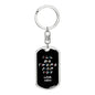 Be There For You Swivel Keychain - Black - From Mom