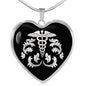 Medical Professional Proud Identity Luxury Heart Necklace