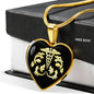 Medical Professional Proud Identity Luxury Heart Necklace