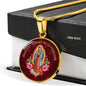 Nuestra Señora De Guadalupe Circle Necklace
