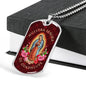 Nuestra Señora De Guadalupe Luxury Dog Tag Necklace