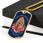 Nuestra Señora De Guadalupe Luxury Dog Tag Necklace