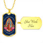 Nuestra Señora De Guadalupe Luxury Dog Tag Necklace
