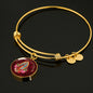 Nuestra Señora De Guadalupe Circle Bangle