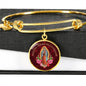 Nuestra Señora De Guadalupe Circle Bangle