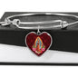 Our Lady Of Guadalupe - Nuestra Señora De Guadalupe Heart Necklace