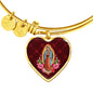 Our Lady Of Guadalupe - Nuestra Señora De Guadalupe Heart Necklace