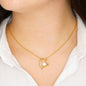 Caring Nurse Happy Birthday Forever Love Necklace