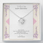 My Wife Happy Birthday Love Knot Necklace