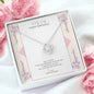 My Wife Happy Birthday Love Knot Necklace
