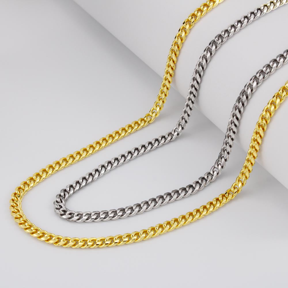 Our First Hanukkah Cuban Link Chain