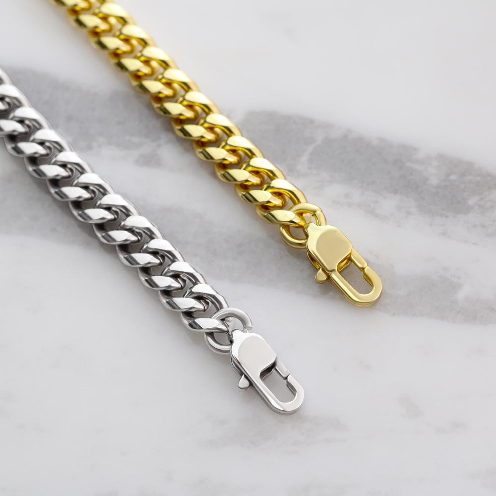 Personalized Name Cuban Link Chain Necklace