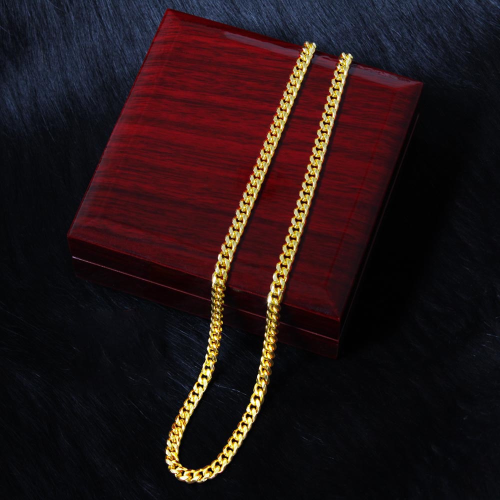 Next Christmas Dad Cuban Link Chain Necklace