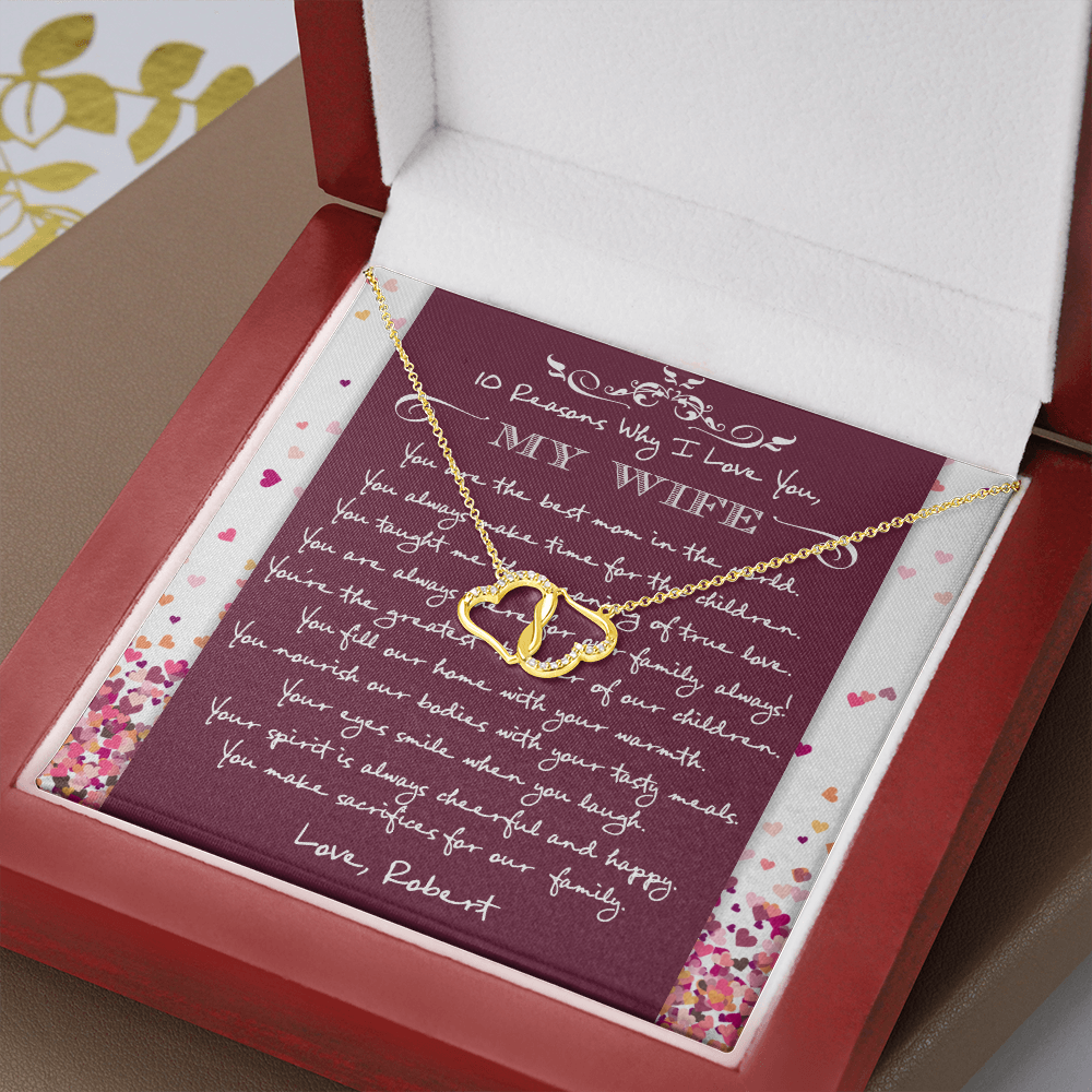 10 Reasons Why I Love You 10K Gold Necklace