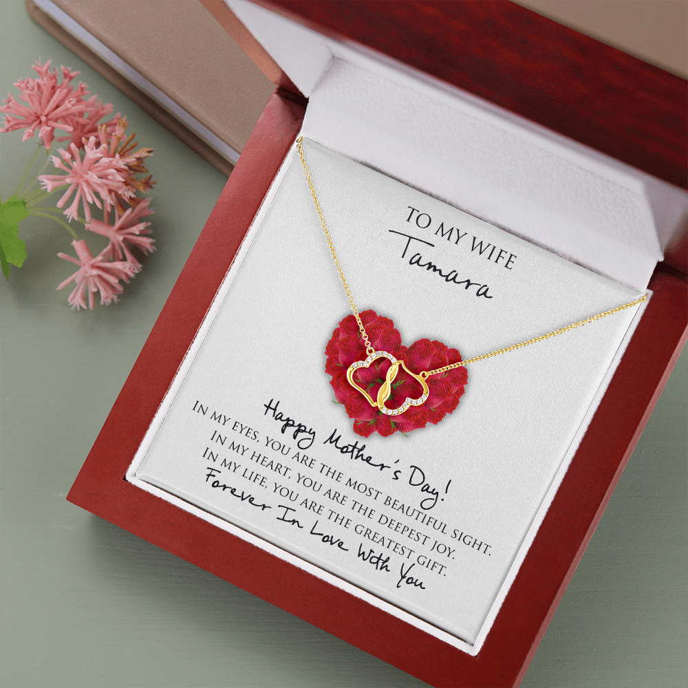 Personalized Wife's Name Everlasting Love Necklace