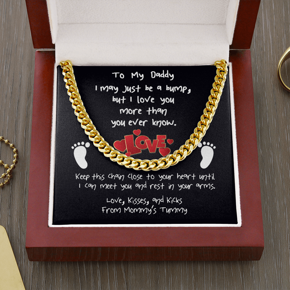 Future Dad Cuban Link Chain Necklace