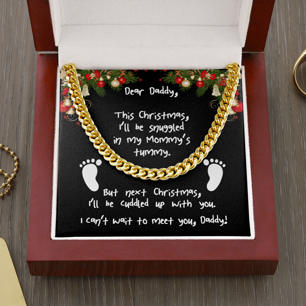 Next Christmas Dad Cuban Link Chain Necklace