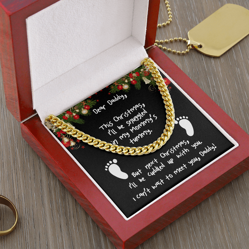 Next Christmas Dad Cuban Link Chain Necklace