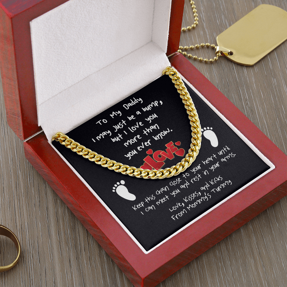 Future Dad Cuban Link Chain Necklace