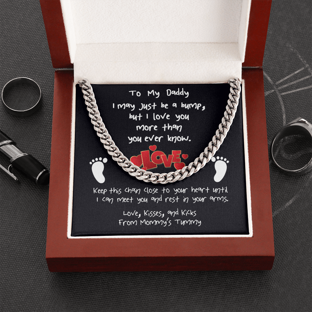 Future Dad Cuban Link Chain Necklace
