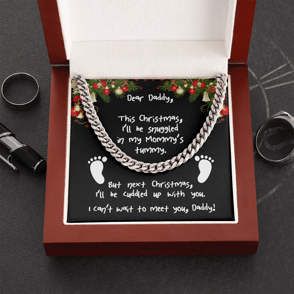Next Christmas Dad Cuban Link Chain Necklace