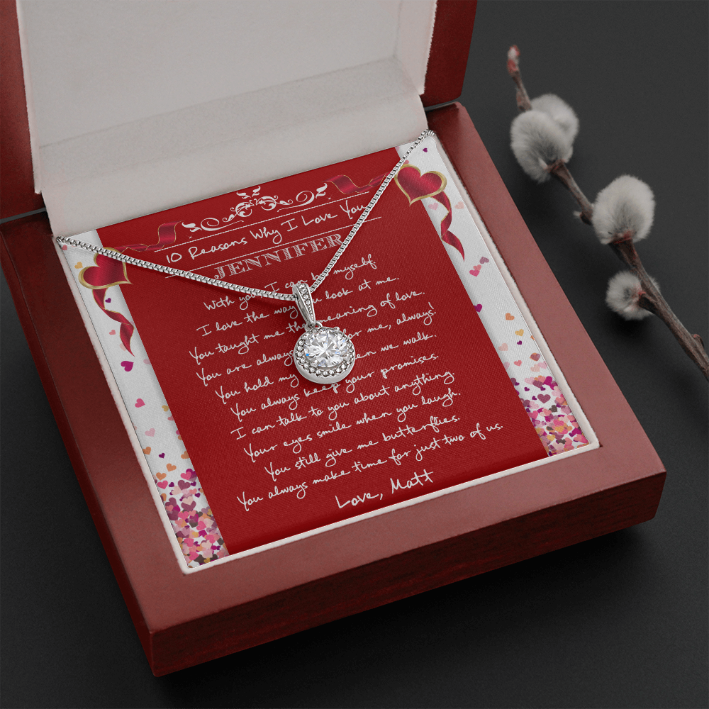 Personalized Why I love You Necklace