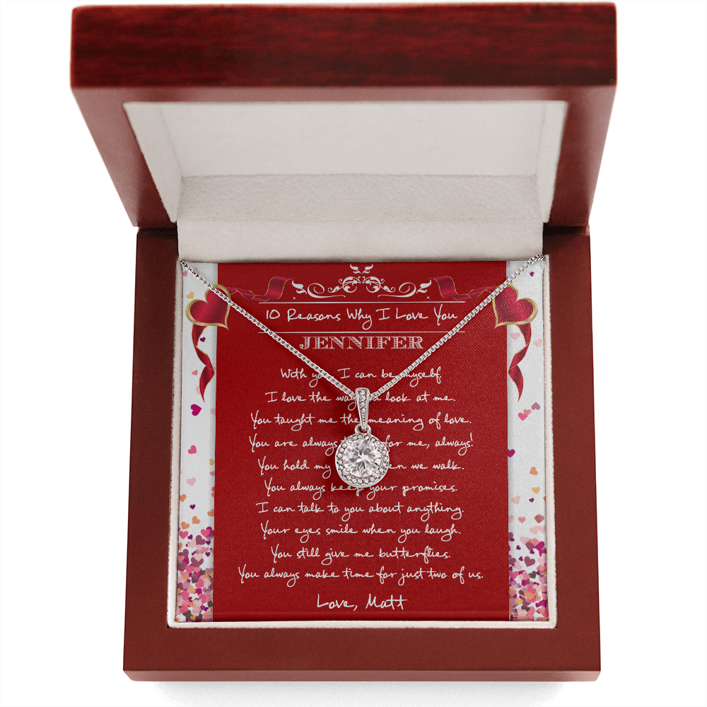 Personalized Why I love You Necklace