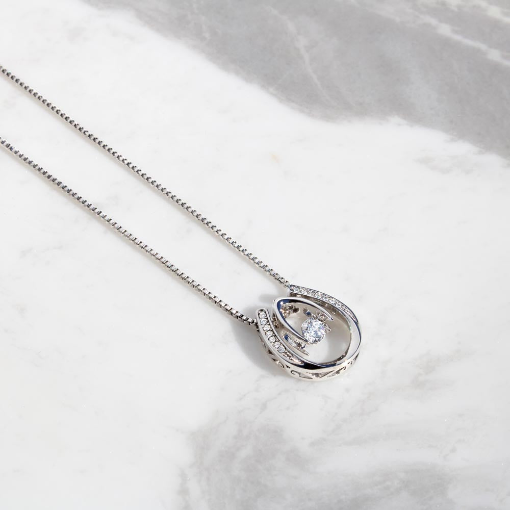 Personalized Sugar In My Tea Lucky In Love Necklace