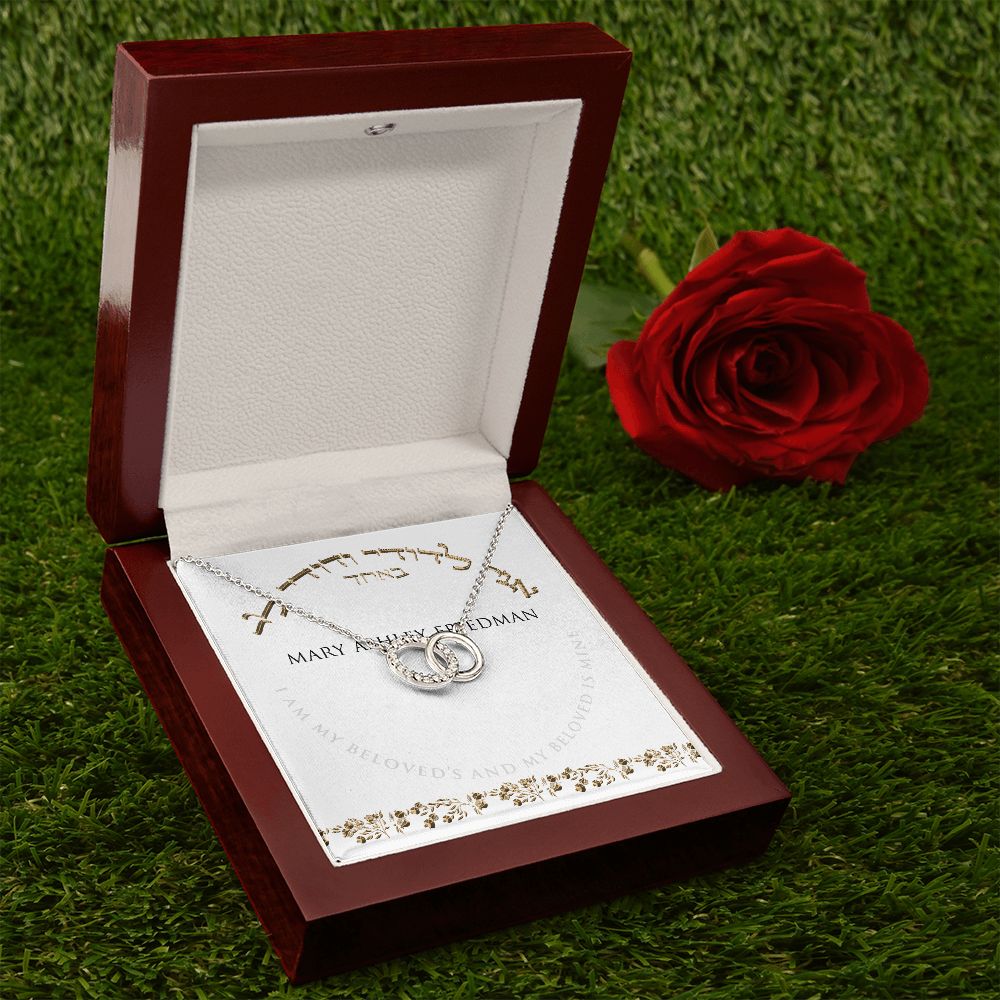 I am My Beloved's Personalized Perfect Pair Necklace