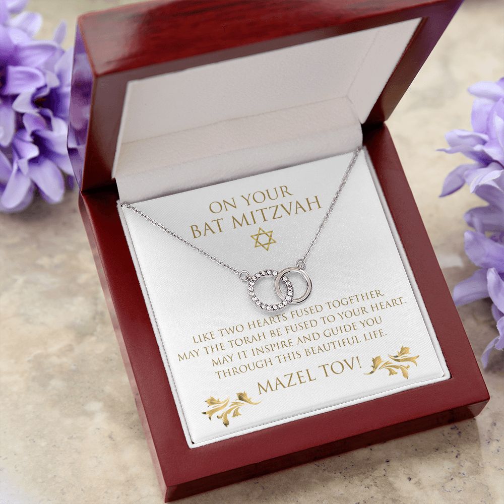 Bat Mitzvah Perfect Pair Necklace