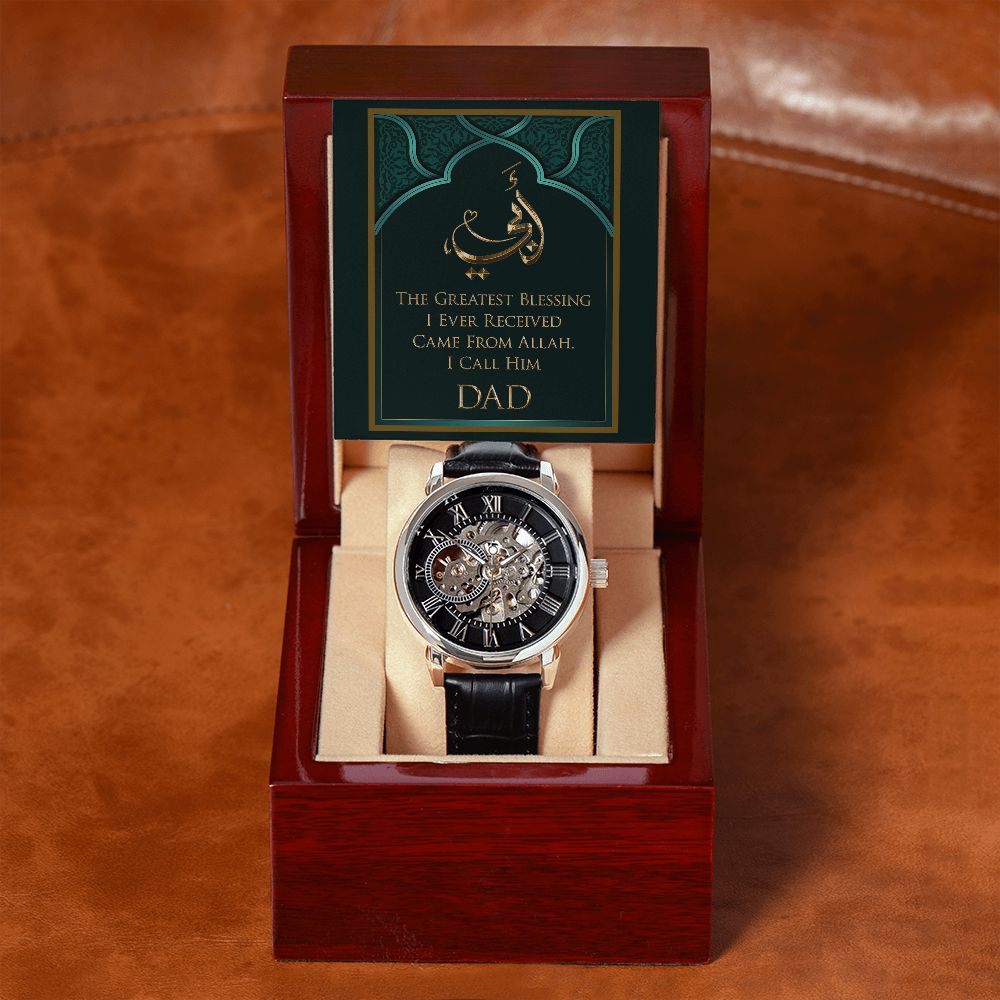 Greatest Blessing Men's Openwork Watch