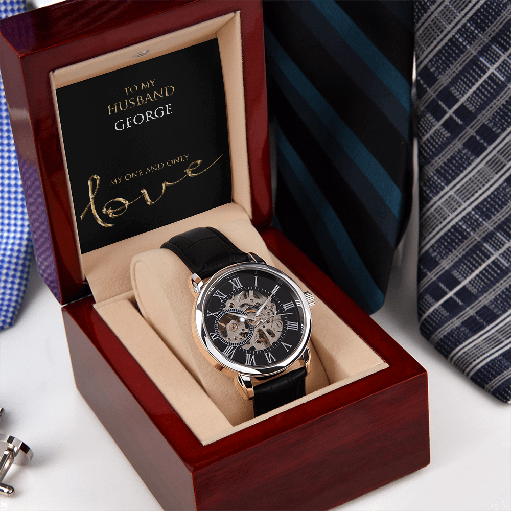 Personalized My One and Only Men's Luxury Watch