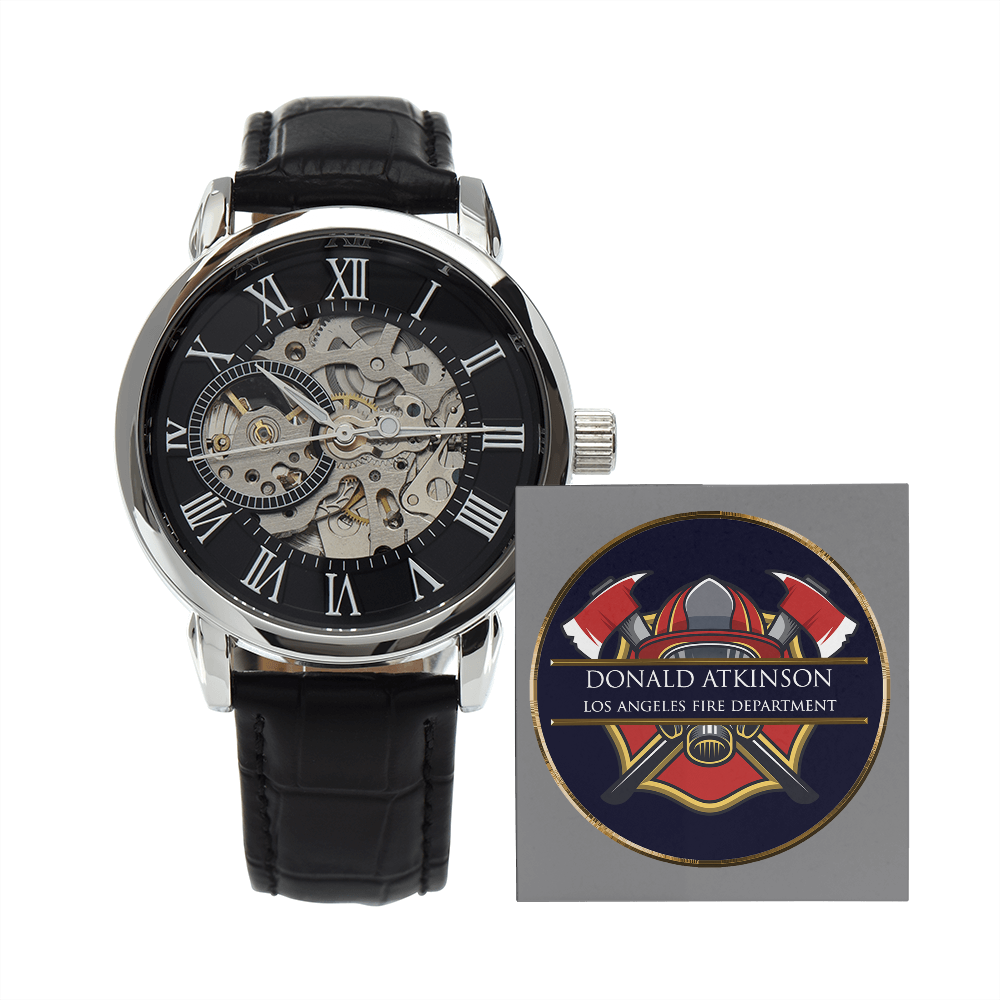 Fire Department Honor Men's Openwork Watch