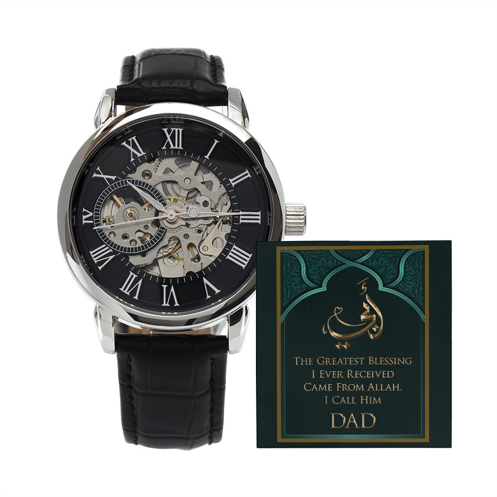 Greatest Blessing Men's Openwork Watch