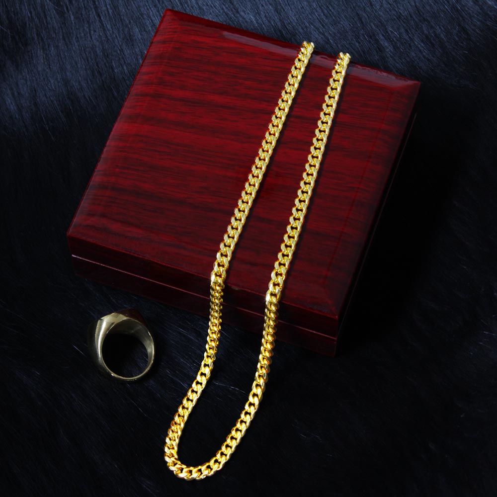 I Am My Beloved's Personalized Cuban Link Chain
