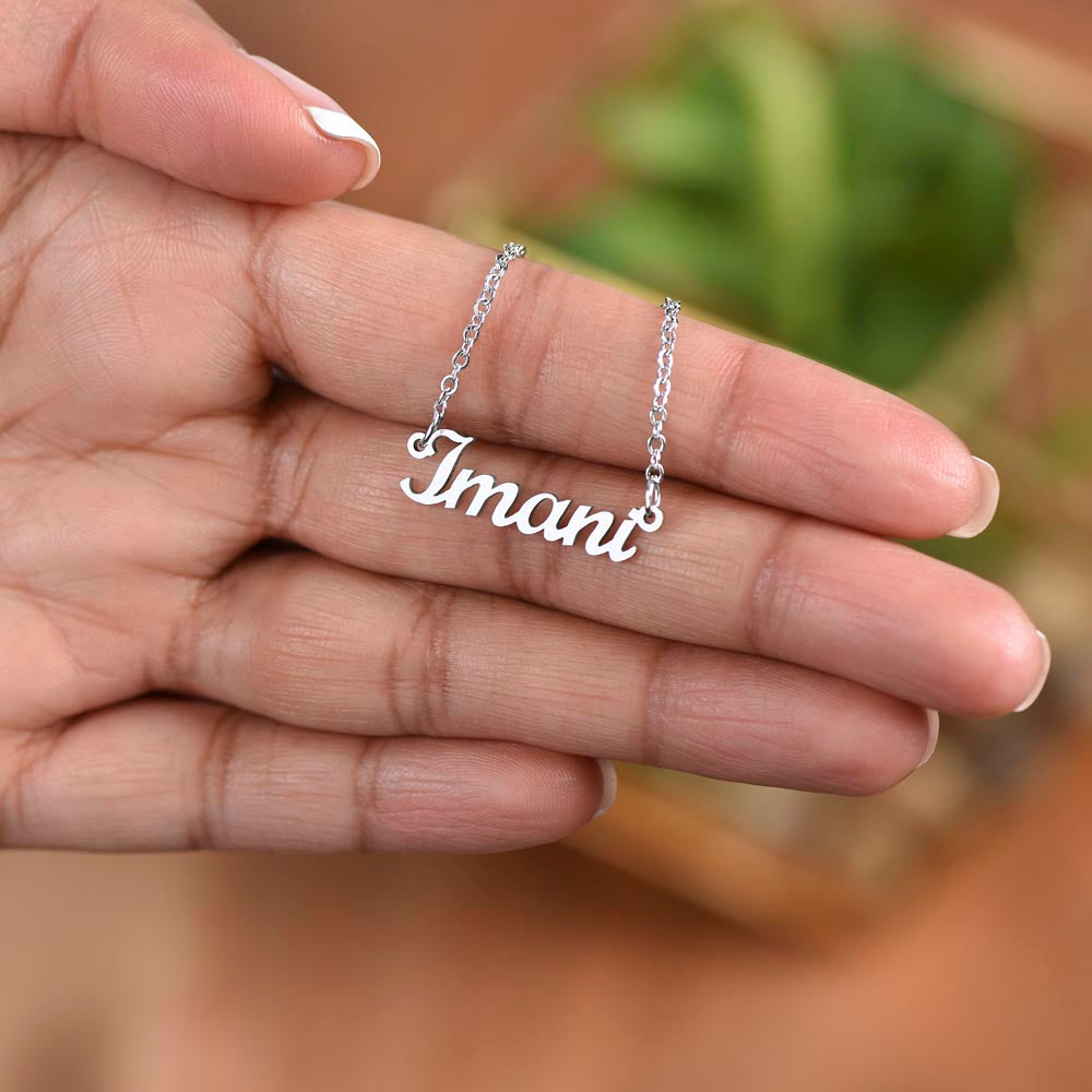 Muslima Mother Personalized Name Necklace