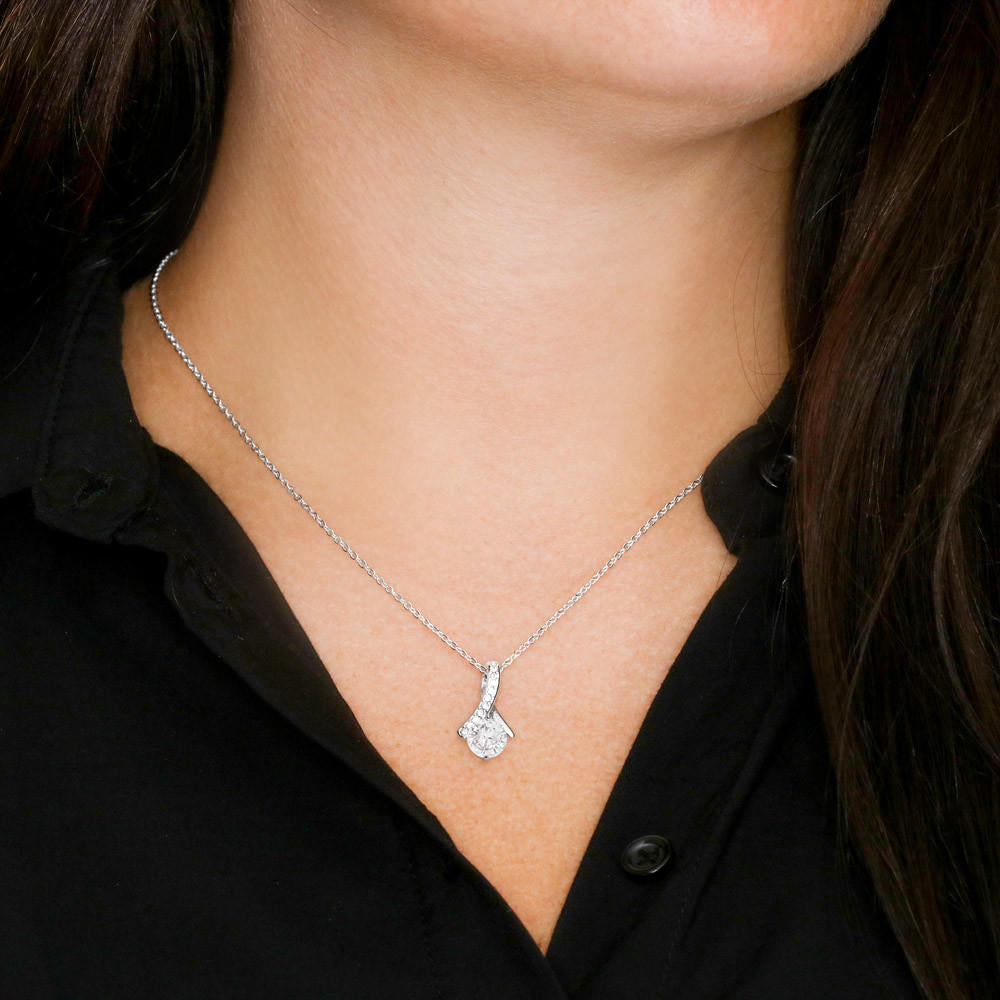 Happy Anniversary Personalized Alluring Beauty Necklace