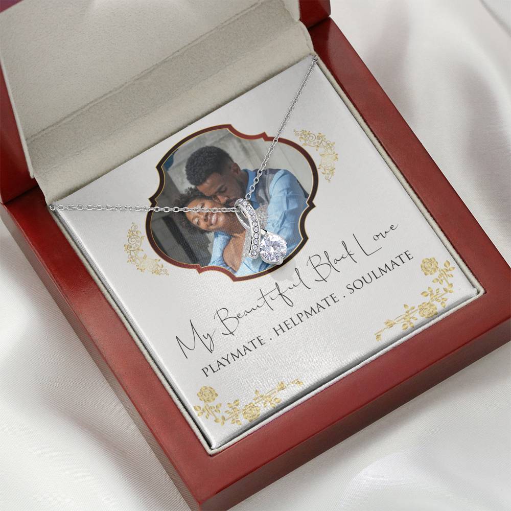 Personalized Black Love Soulmate Necklace