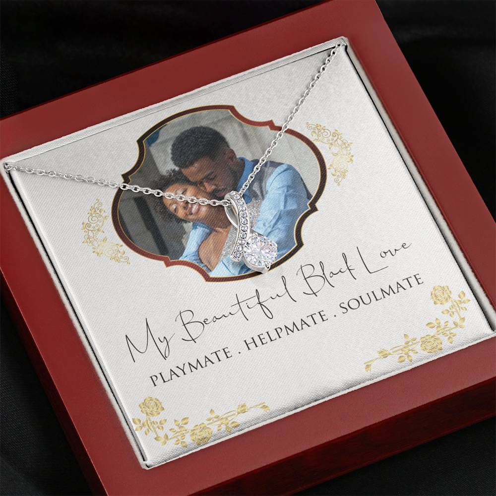 Personalized Black Love Soulmate Necklace