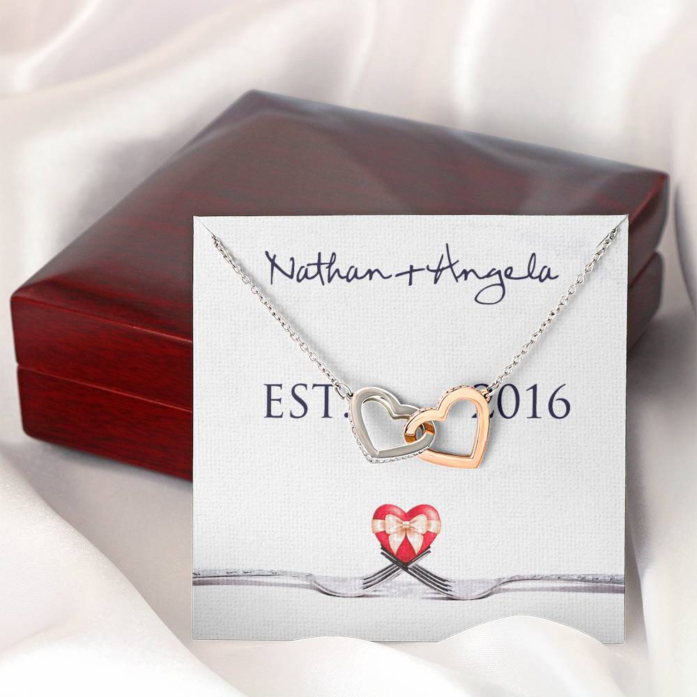 Personalized Relationship Story - Relationship History Necklace - Valentine's Day Gift for Her