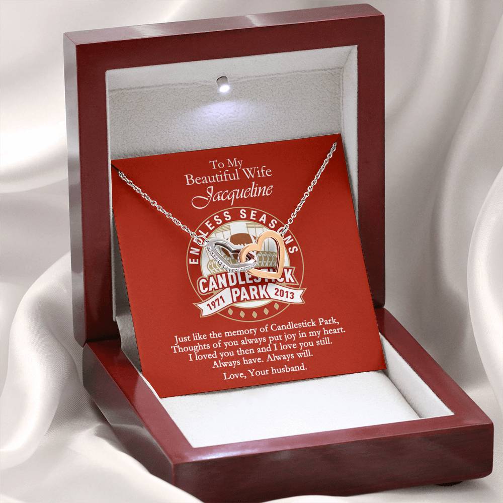 Personalized Candlestick Park Endless Seasons Necklace