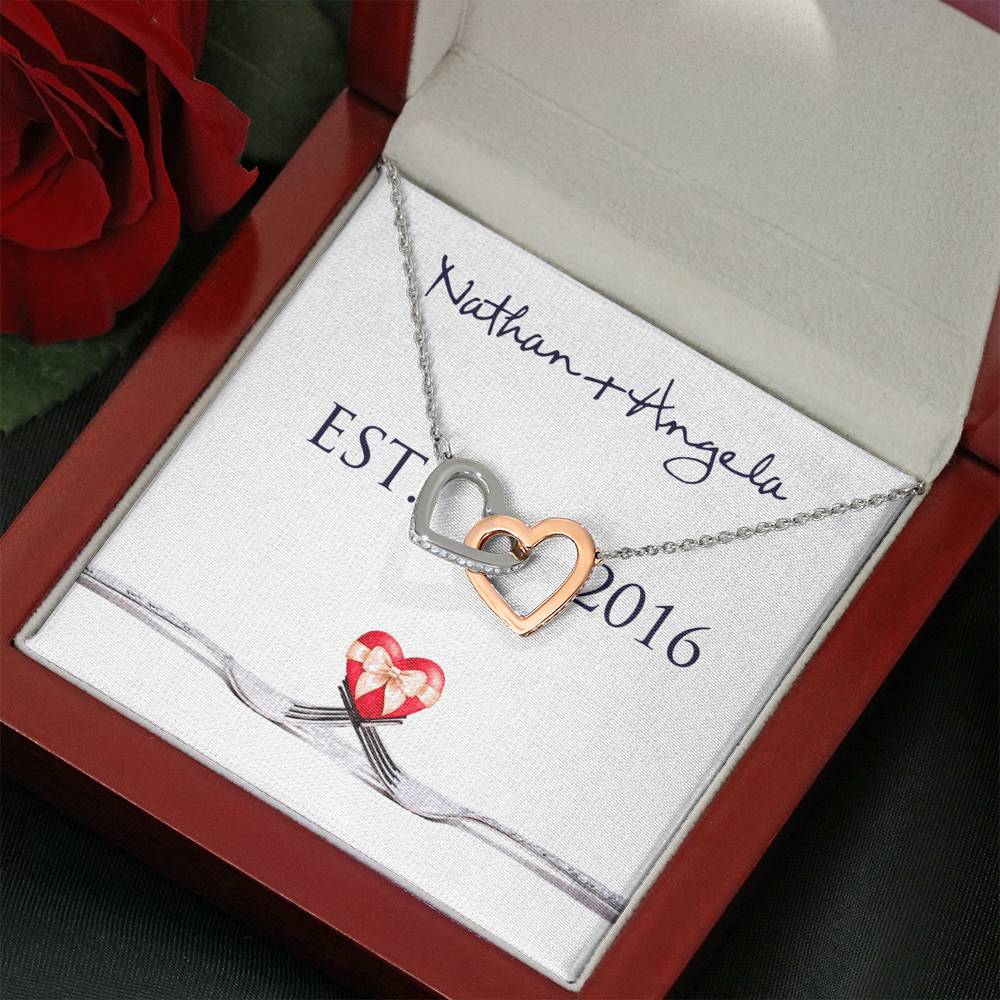 Personalized Relationship Story - Relationship History Necklace - Valentine's Day Gift for Her