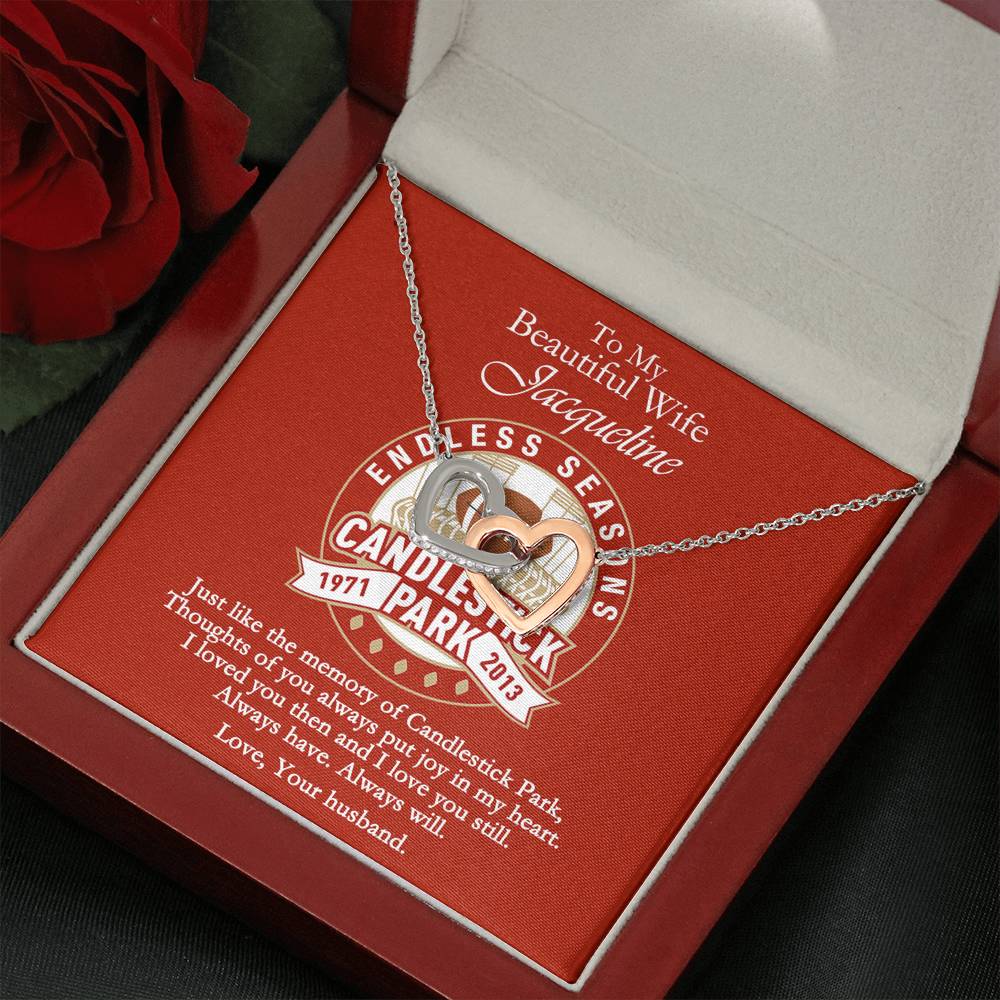 Personalized Candlestick Park Endless Seasons Necklace