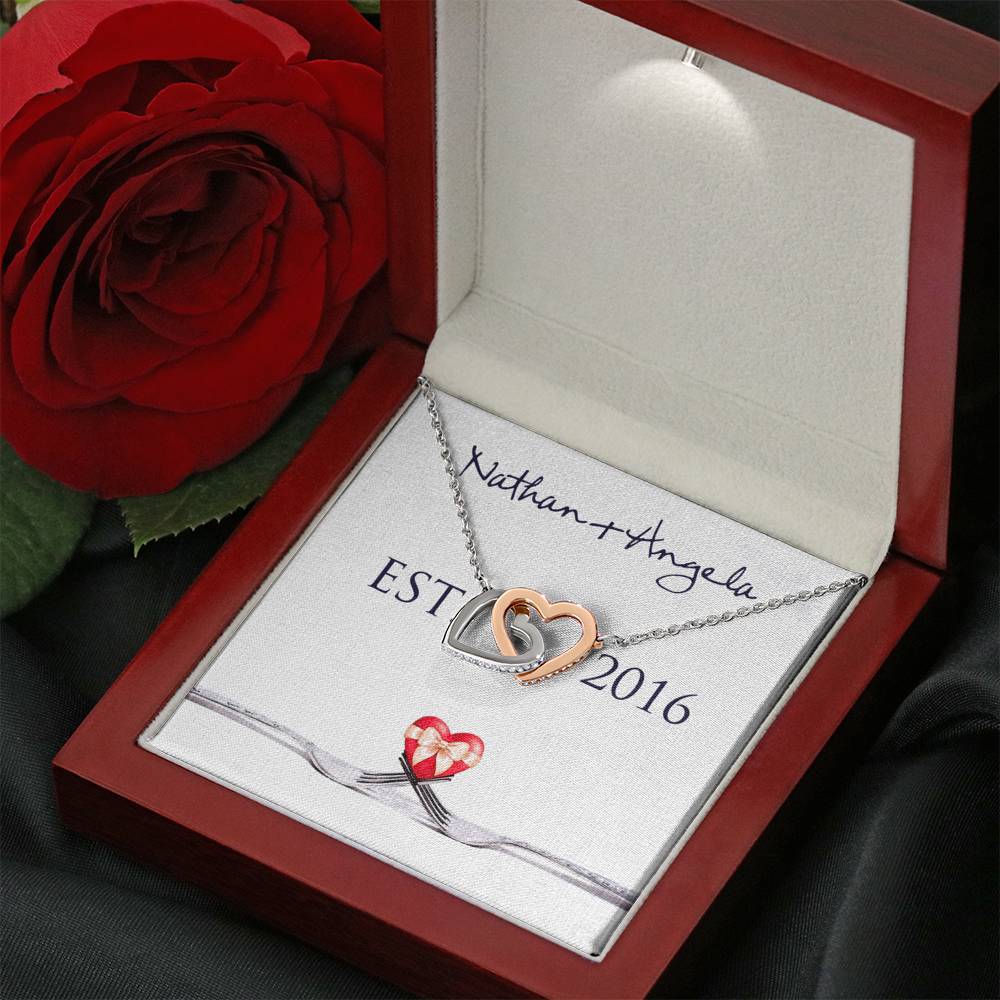 Personalized Relationship Story - Relationship History Necklace - Valentine's Day Gift for Her