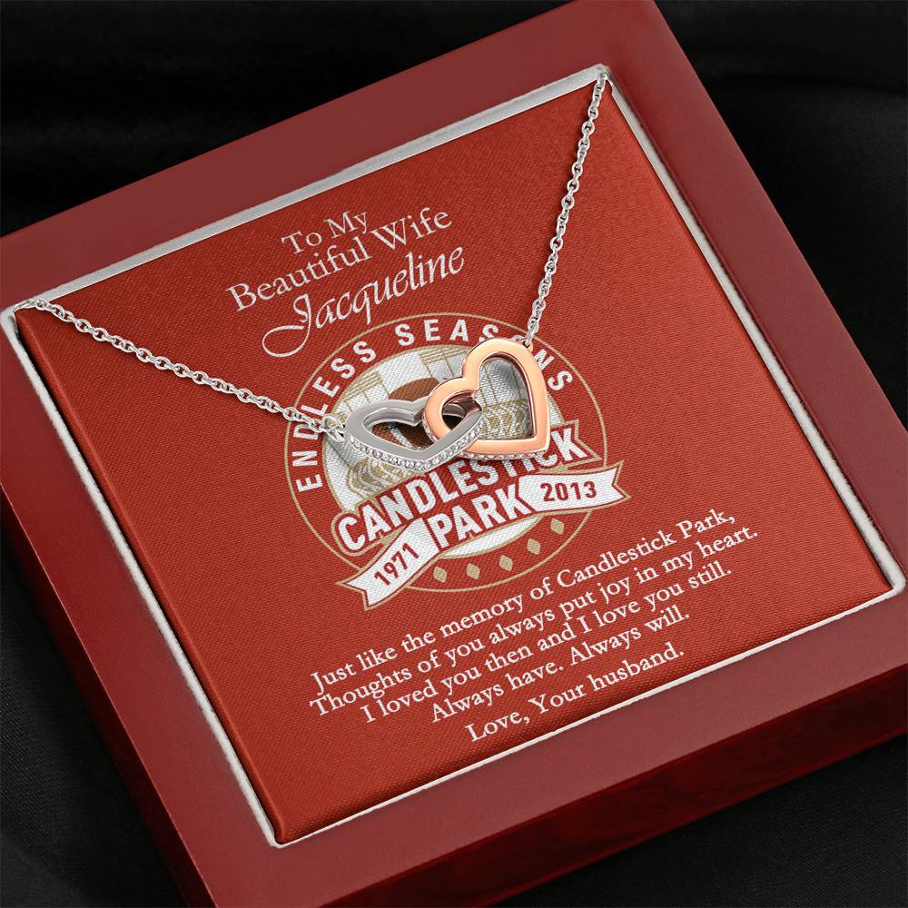 Personalized Candlestick Park Endless Seasons Necklace